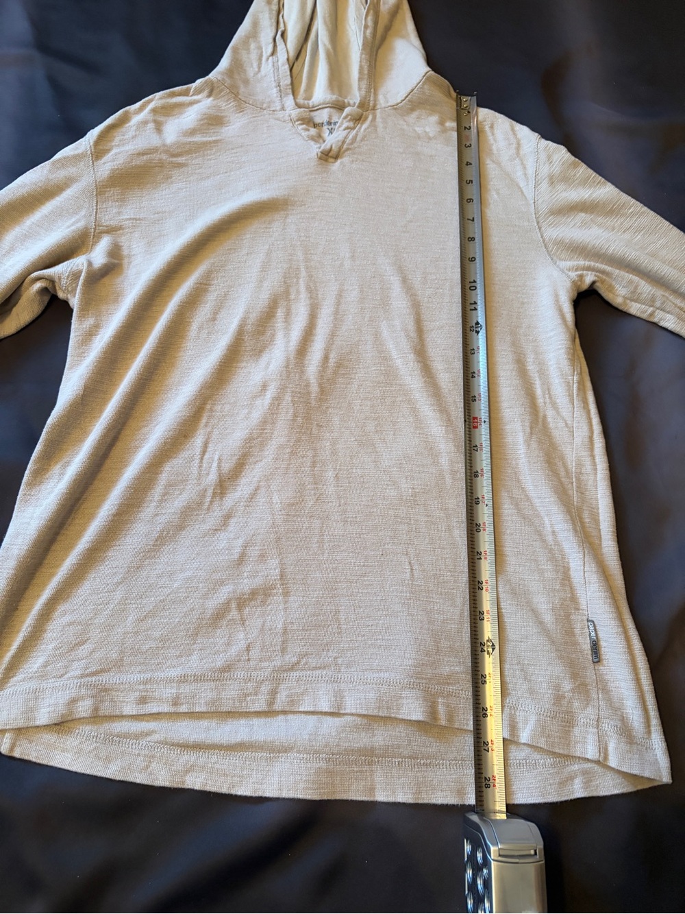 Paper Denim & Cloth Beige Hoodie Top